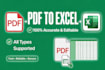 convert PDF to editable excel spreadsheet