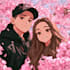 draw anime couple illustration