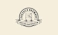 design smokey masculine bar ware beer logo