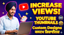design attractive youtube thumbnail and banners