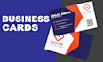 create custom business card and visiting card, double sided