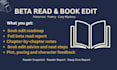 beta read your historical fiction poetry beta reader cozy mystery beta reader