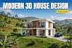 design modern 3d house exterior and interior rendering