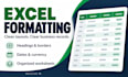 create and format excel spreadsheets and business templates
