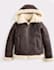 make custom genuine leather and shearling bomber jackets