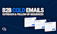 write personalized b2b cold emails and follow up sequences