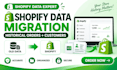 migrate historical orders and customers to shopify