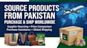 source and ship products from pakistan