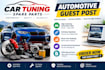 provide car tuning and performance auto guest post backlinks