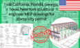 Texas california georgia, fl, ny structural engineer mep drawing for ...