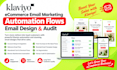 set up your klaviyo eccommerce email marketing automation flows email design