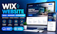 build, redesign and customize a responsive interactive wix website