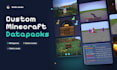 create a custom minecraft datapack, minigame or game mode