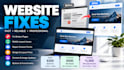 fix website issues, mobile layouts and broken pages
