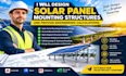 design solar panel mounting structures and provide engineering calculations