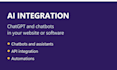 integrate an ai chatbot or chatgpt into your website or software