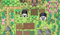 create seamless pixel art tileset, top down game environment, pixel game asset