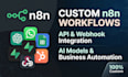 build custom n8n workflows and API integrations for your business