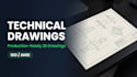 create 2d technical and production drawings in solidworks