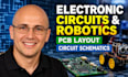 design electronic circuits and robotics, pcb layout, and circuit schematics