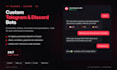 build a custom telegram or discord bot with ai features
