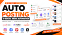 auto posting automation n8n make com pinterest instagram facebook linkedin ai