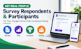 get participants for online surveys, polls, contests and voting