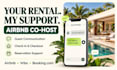 be your airbnb, vrbo and booking com cohost