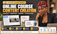 create online course content, course development, ai video course creation
