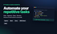 write python or bash scripts to automate your tasks
