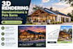 create 3d barndominium design and exterior renderings