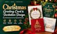 custom christmas greeting cards and invitations