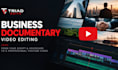 edit narrated business documentaries for youtube channel from scripts, voiceover