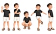 create childrens book character design and turnaround sheets