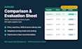 build a supplier comparison and evaluation sheet in excel
