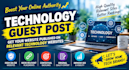 do technology guestpost, high da tech blogs with dofollow technology backlinks