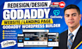 design godaddy website redesign godaddy website design develop godaddy