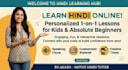 teach hindi to kids and beginnerseffectively