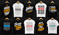 create typography t shirt design and graphic t shirt