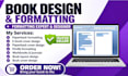 ingramspark lulu formatting canva ebook cover design layout for paperbacks