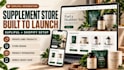 design a supliful shopify supplement store supliful website