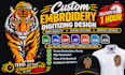 simple logo lettering and machine embroidery machine