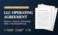 amend and update your existing llc operating agreement professionally