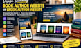 design stunning book author website or ebook author website book trailer