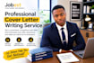write a professional cover letter