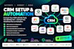zoho crm integration n8n make notion clickup slack