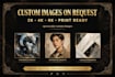 create custom image in high resolution