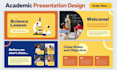 design animated, engaging academic powerpoint slides for lectures presentations
