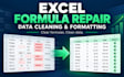 fix excel formulas and clean spreadsheet data