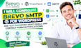 configure brevo SMTP wordpress and test password reset emails and contact form